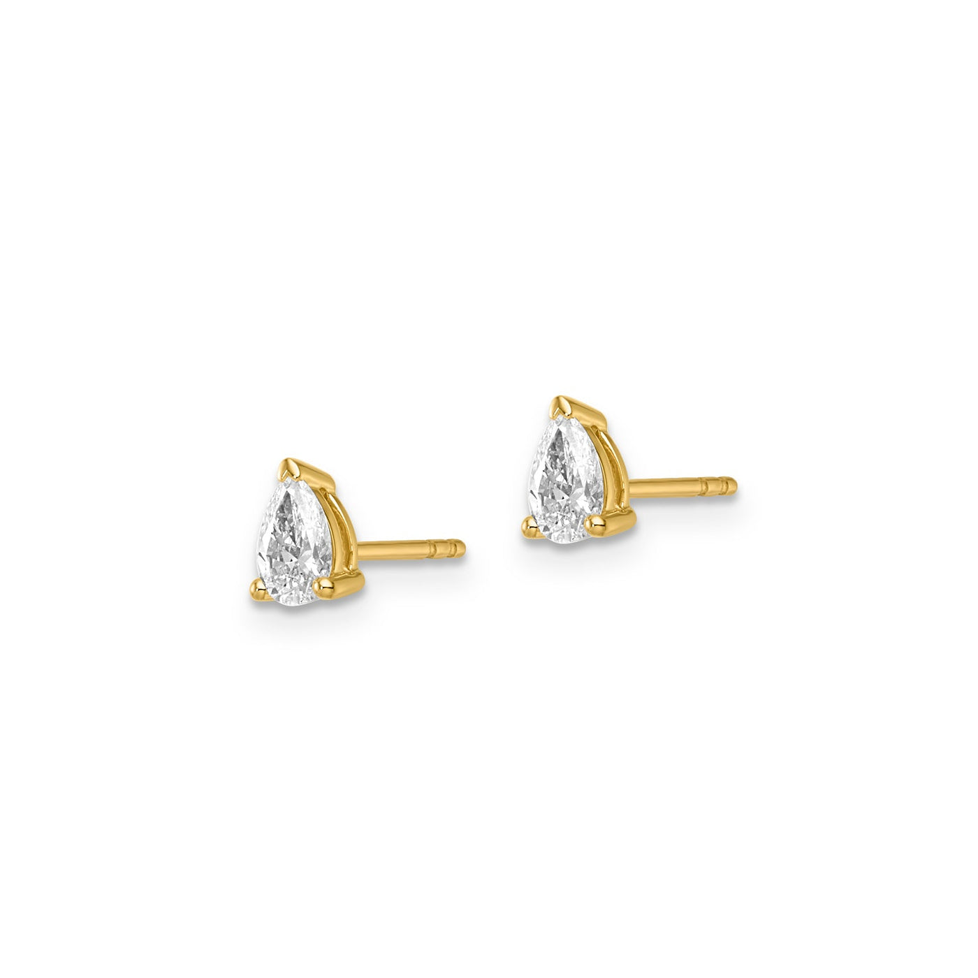 0.50ct Lab Grown Diamond Earrings in 9K Yellow Gold