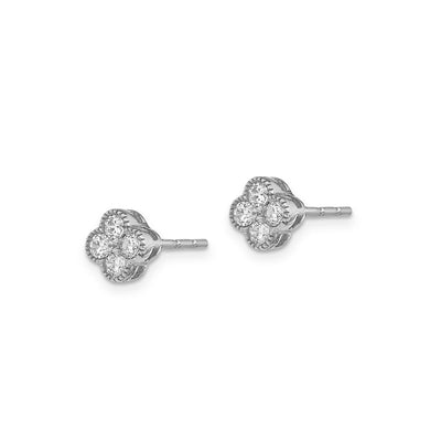 0.50ct Lab Grown Diamond Earrings in 9K White Gold