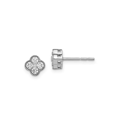 0.50ct Lab Grown Diamond Earrings in 9K White Gold