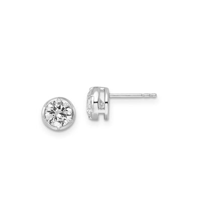 1.00ct Lab Grown Diamond Earrings in 9K White Gold