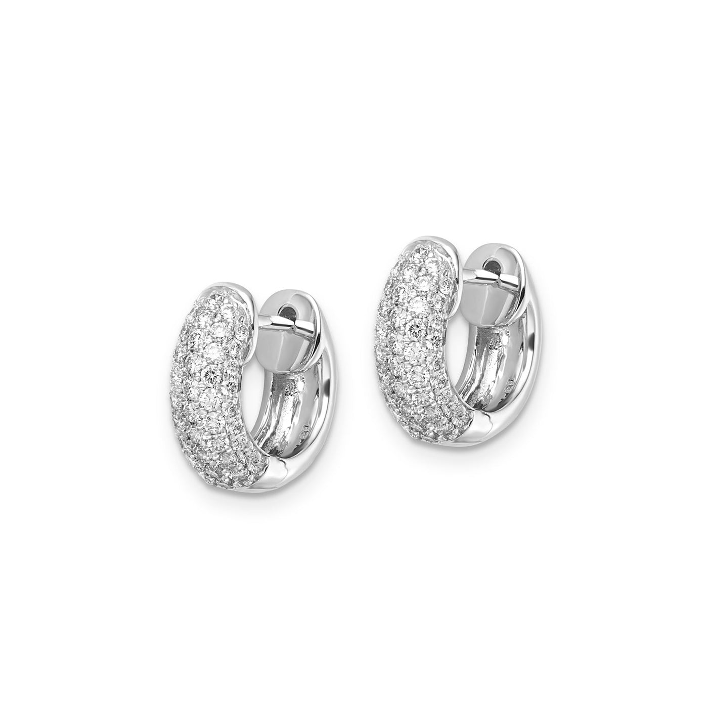 0.75ct Lab Grown Diamond Earrings in 9K White Gold