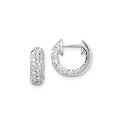 0.75ct Lab Grown Diamond Earrings in 9K White Gold