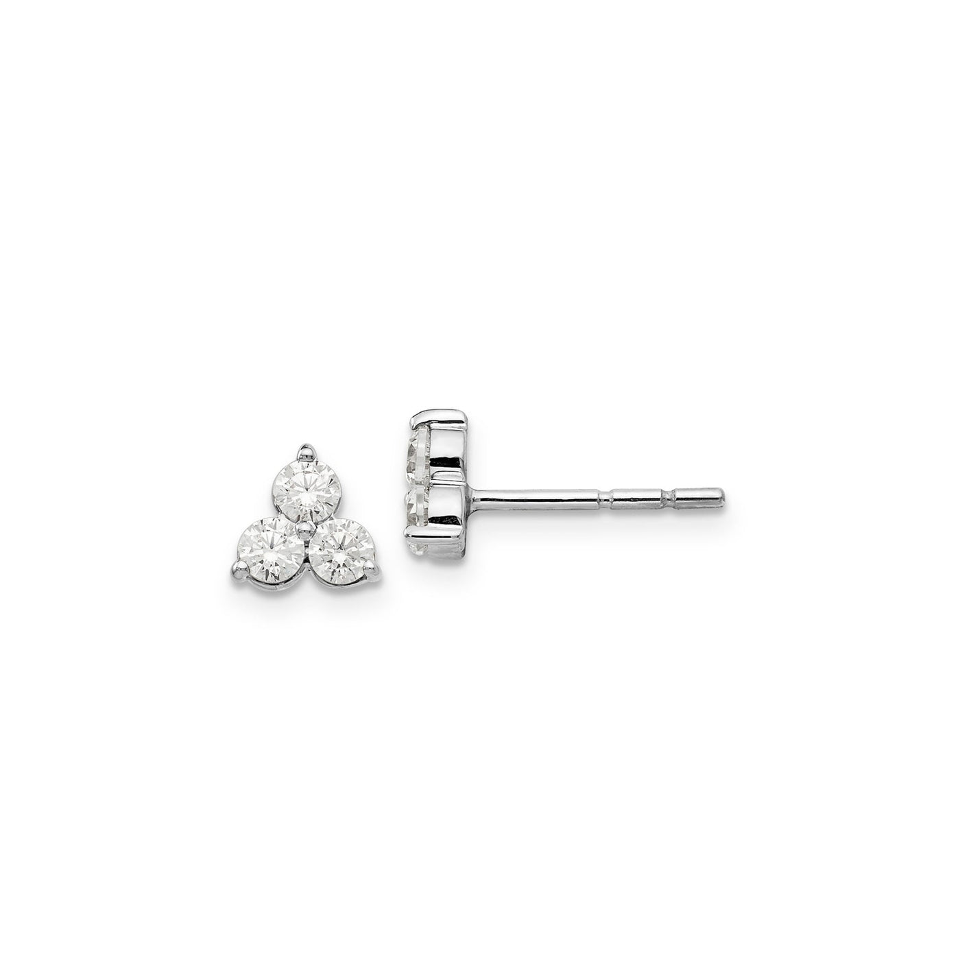 0.48ct Lab Grown Diamond Earrings in 9K White Gold