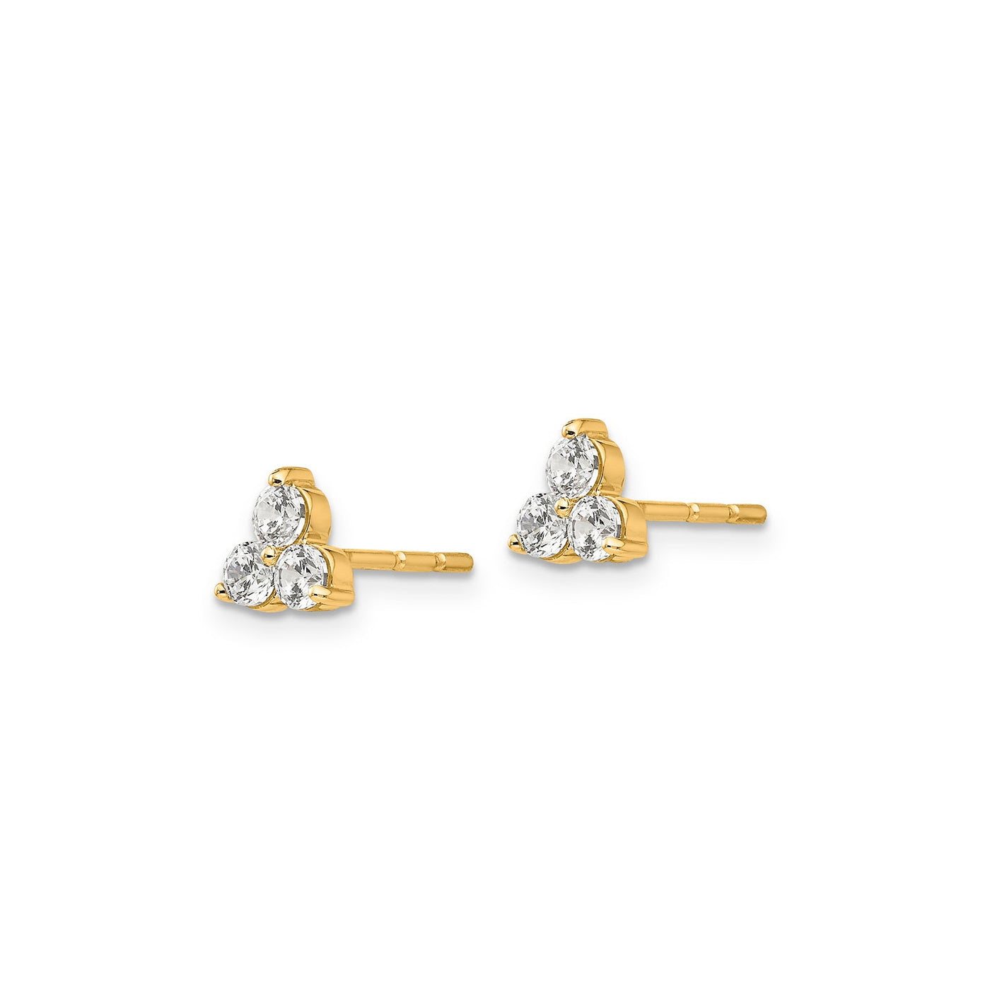 0.48ct Lab Grown Diamond Earrings in 9K Yellow Gold