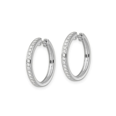 0.33ct Lab Grown Diamond Earrings in 9K White Gold