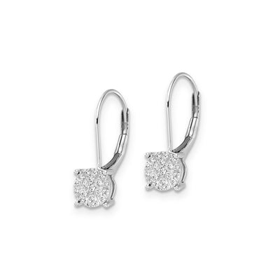 0.15ct Lab Grown Diamond Earrings in 9K White Gold