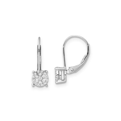 0.15ct Lab Grown Diamond Earrings in 9K White Gold