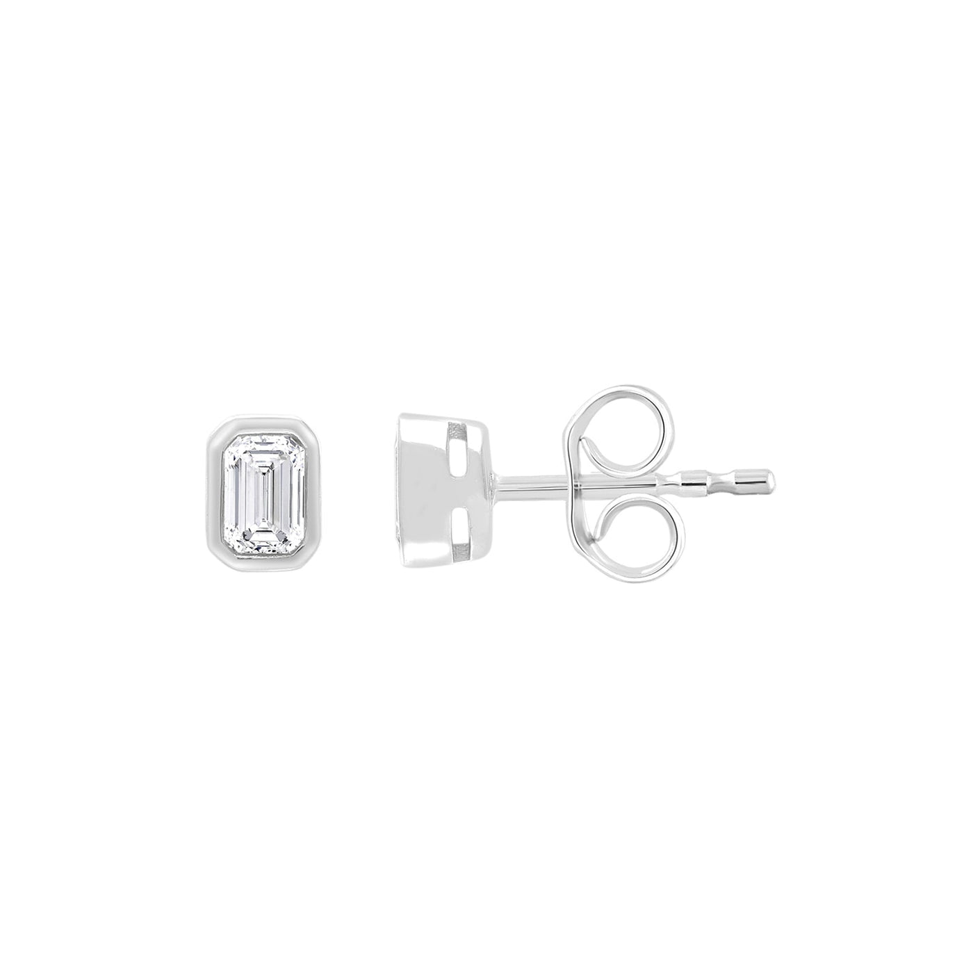 0.3ct Lab Grown Diamond Earrings in 9K White Gold