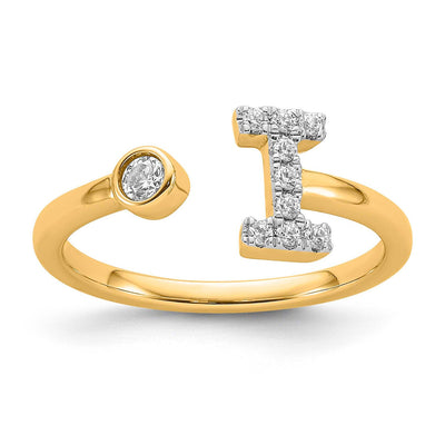 0.15ct Lab Grown Diamond Ring in 9K Yellow Gold