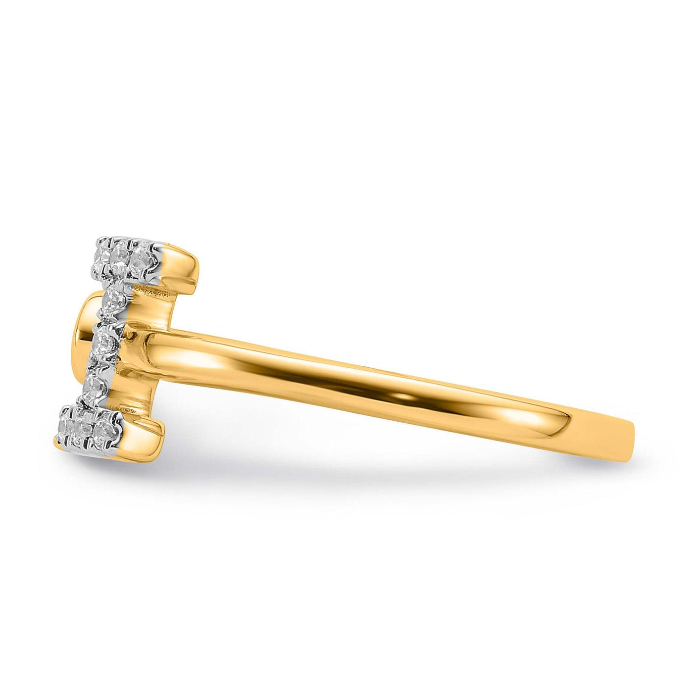 0.15ct Lab Grown Diamond Ring in 9K Yellow Gold