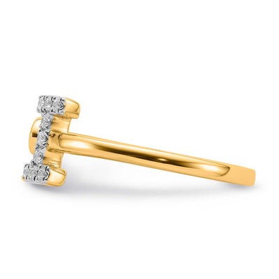 0.15ct Lab Grown Diamond Ring in 9K Yellow Gold