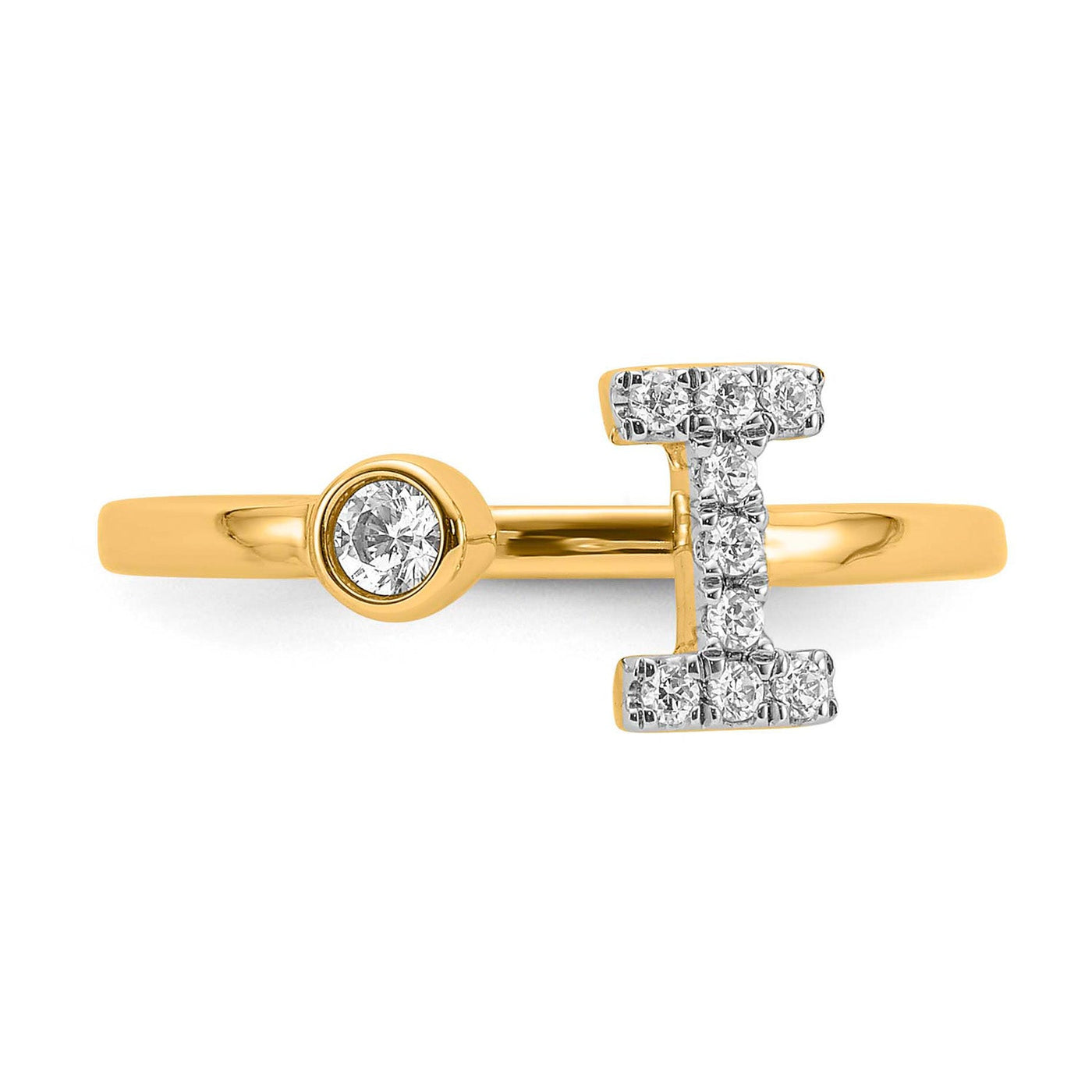 0.15ct Lab Grown Diamond Ring in 9K Yellow Gold