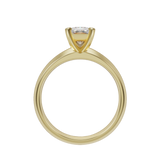 "Calie"  Radiant Solitaire Diamond Solitare Engagement Ring