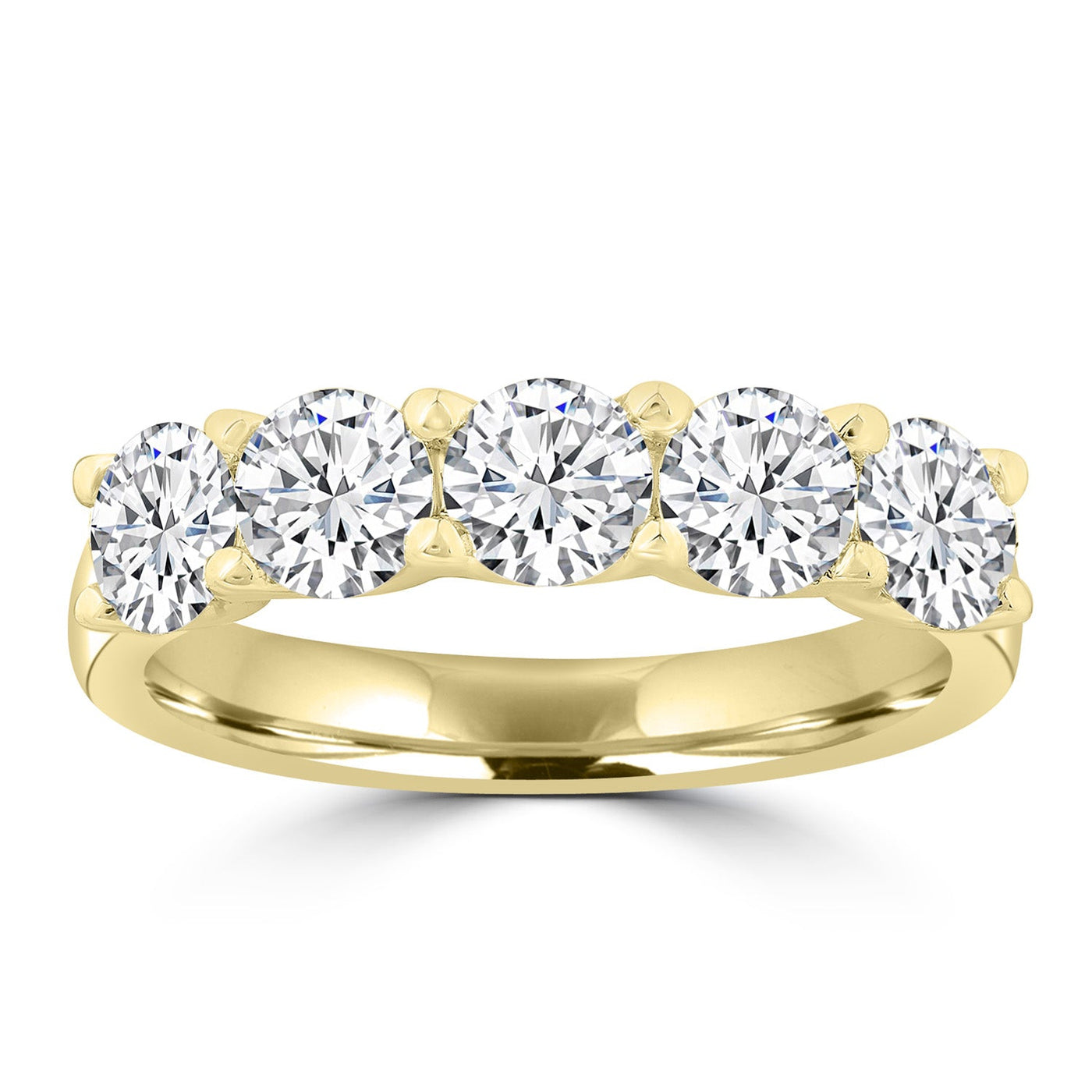 1.25ct Lab Grown Diamond Ring in 18K Yellow Gold