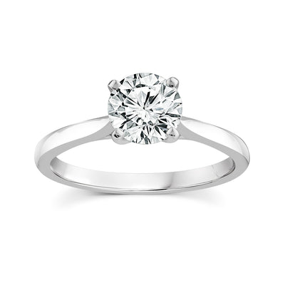 1.00ct Solitaire Lab Grown Diamond Ring in 18K White Gold