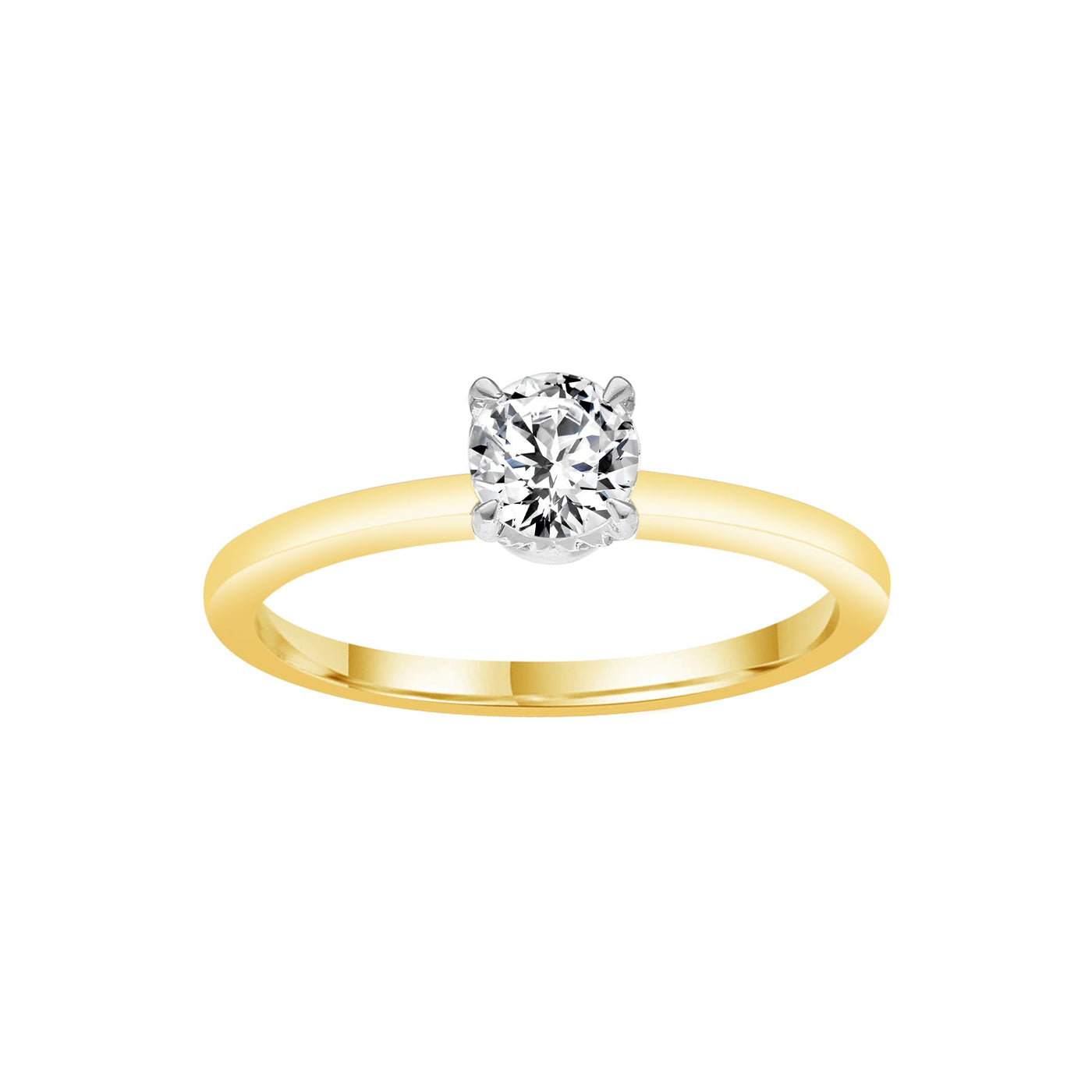 Half Carat Oval Diamond Ring