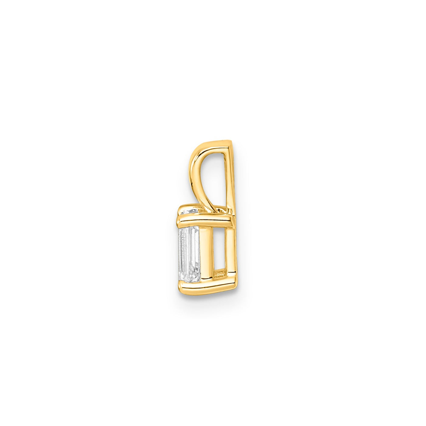 0.50ct Lab Grown Diamond Pendant in 9K Yellow Gold