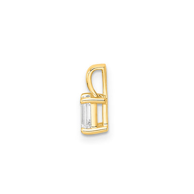 0.50ct Lab Grown Diamond Pendant in 9K Yellow Gold