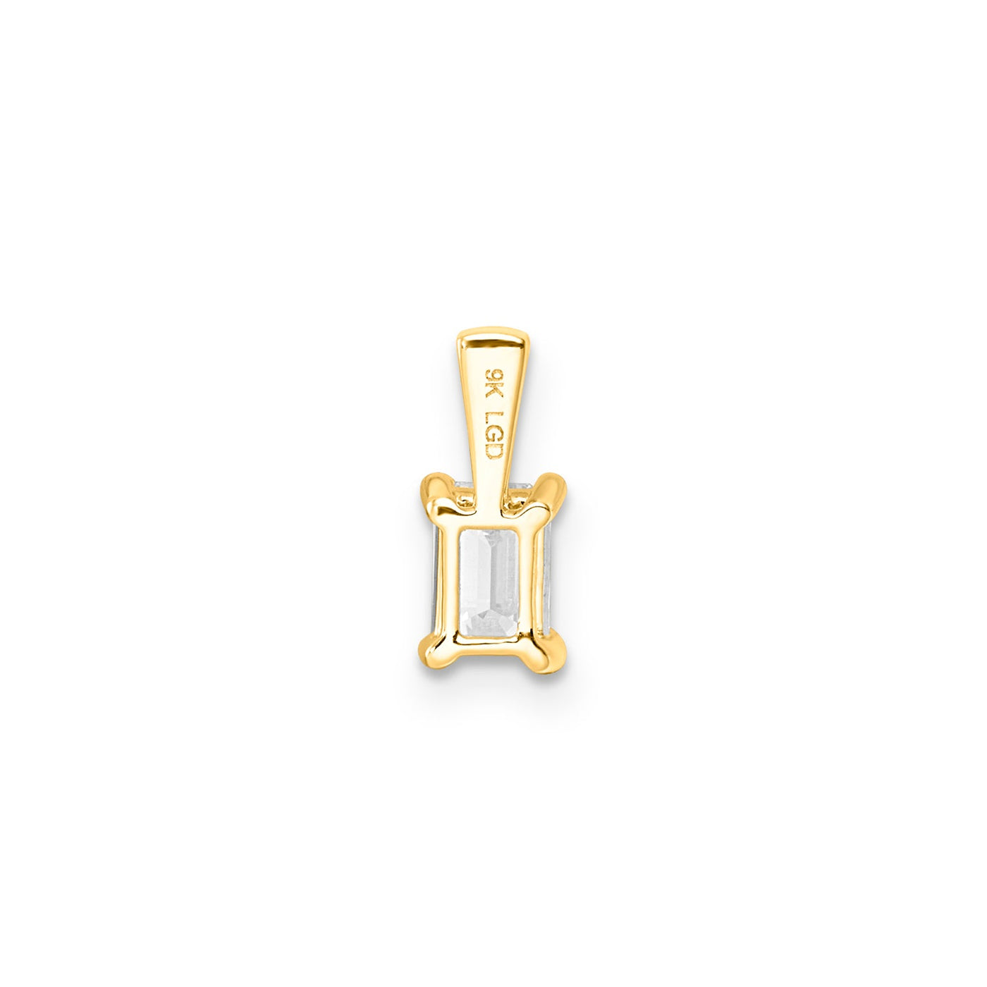 0.50ct Lab Grown Diamond Pendant in 9K Yellow Gold