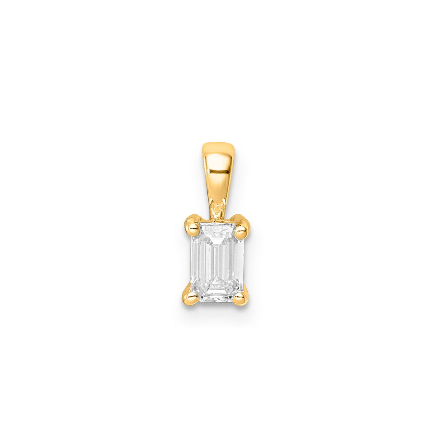 0.50ct Lab Grown Diamond Pendant in 9K Yellow Gold