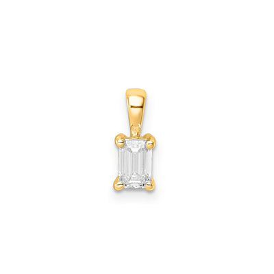 0.50ct Lab Grown Diamond Pendant in 9K Yellow Gold