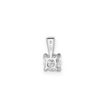 0.50ct Lab Grown Diamond Pendant in 9K White Gold