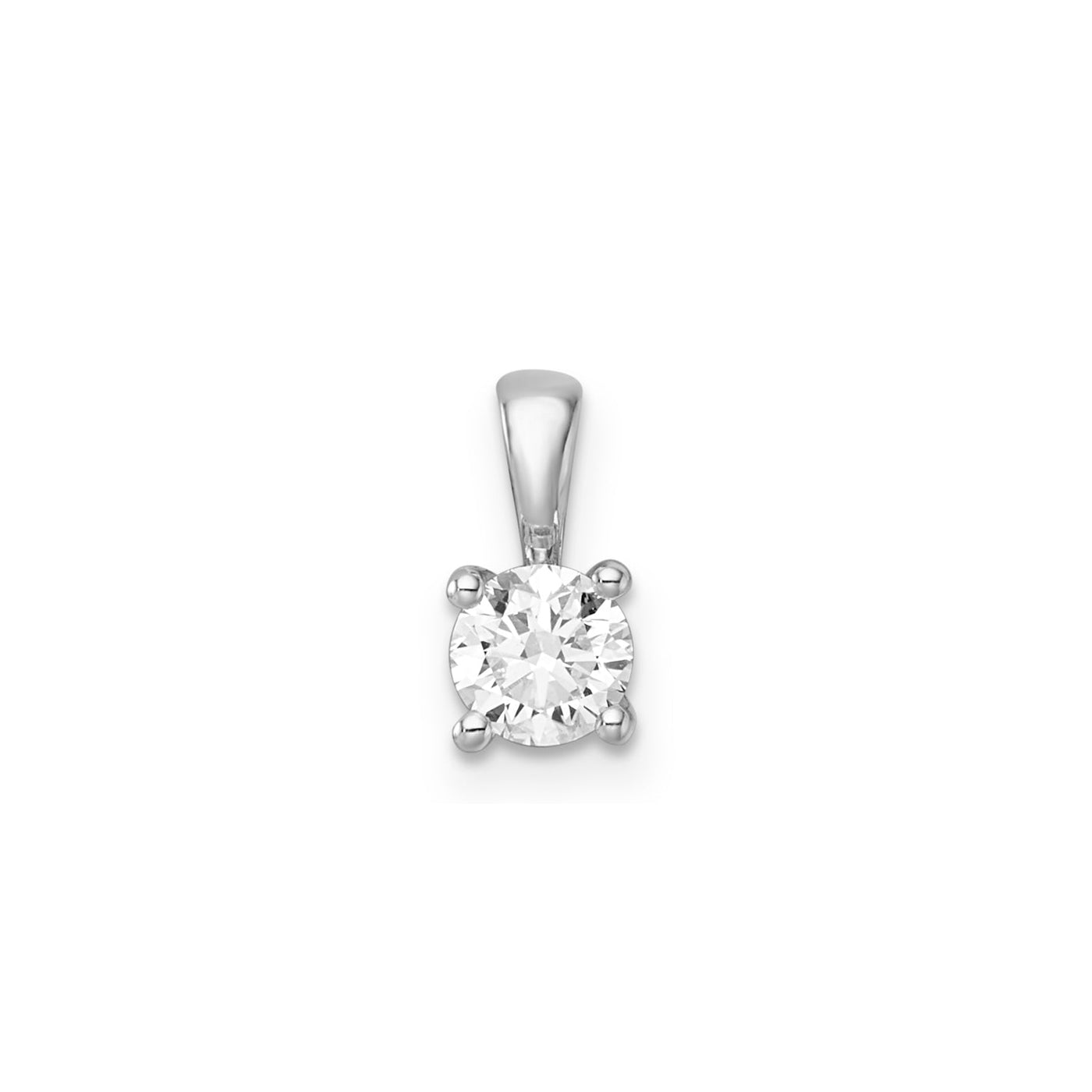 0.50ct Lab Grown Diamond Pendant in 9K White Gold