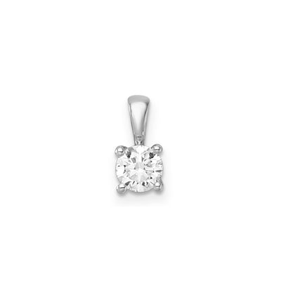 0.50ct Lab Grown Diamond Pendant in 9K White Gold