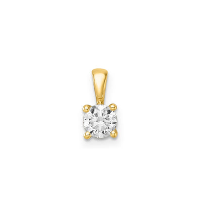 0.50ct Lab Grown Diamond Pendant in 9K Yellow Gold