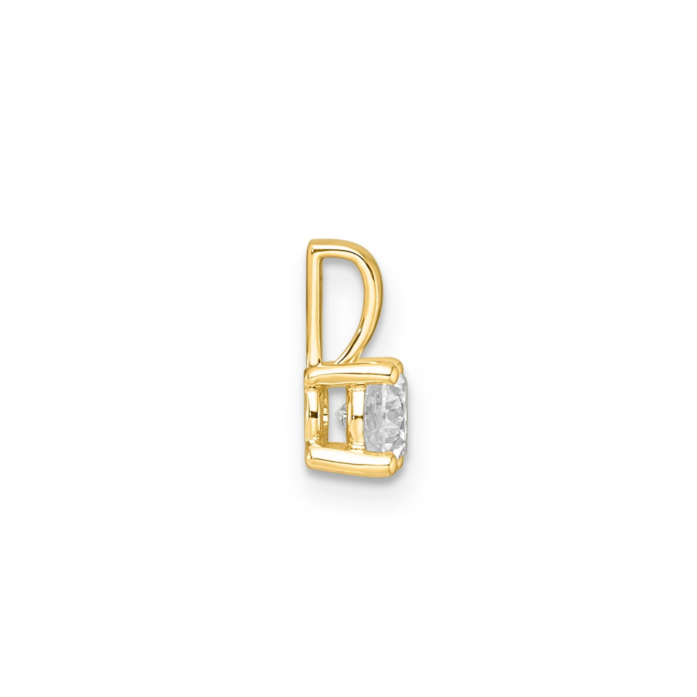 0.50ct Lab Grown Diamond Pendant in 9K Yellow Gold