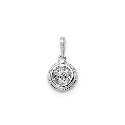 0.50ct Lab Grown Diamond Pendant in 9K White Gold