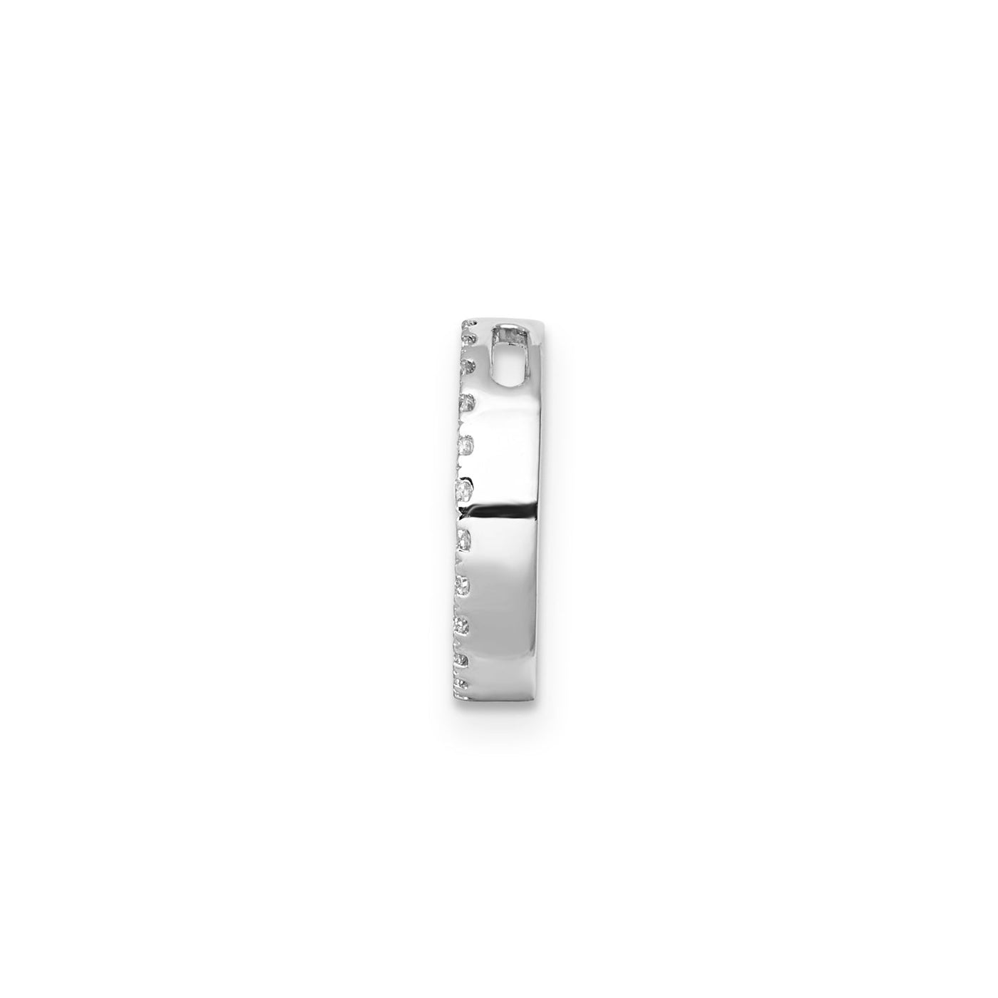 0.25ct Lab Grown Diamond Pendant in 9K White Gold