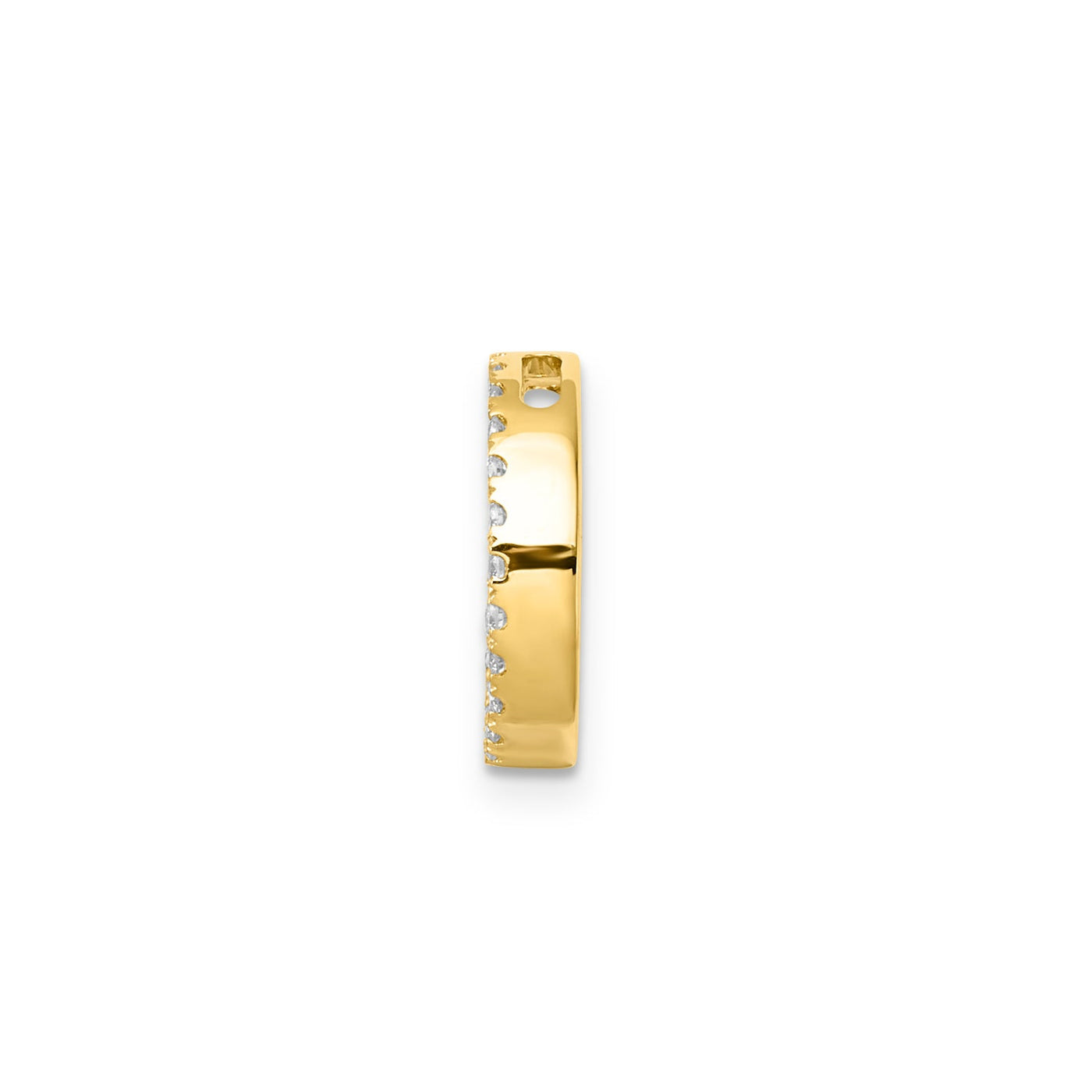 0.25ct Lab Grown Diamond Pendant in 9K Yellow Gold