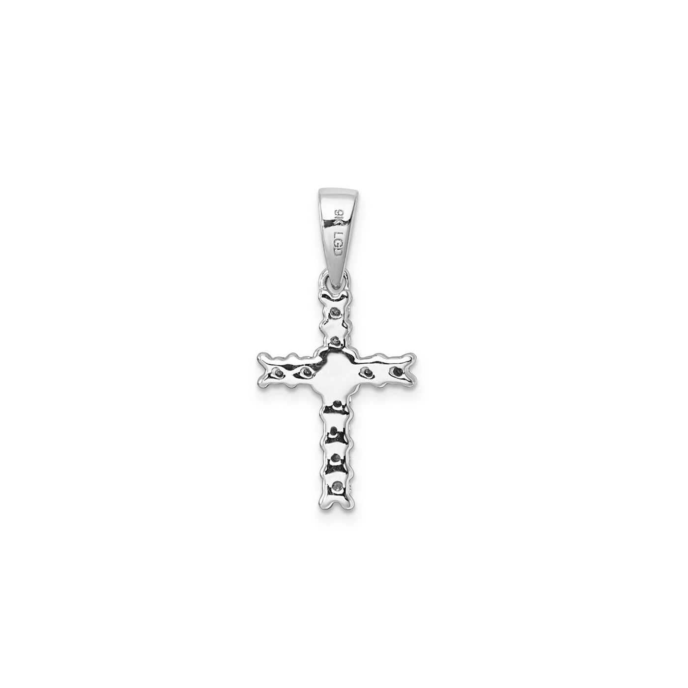 0.10ct Lab Grown Diamond Pendant in 9K White Gold