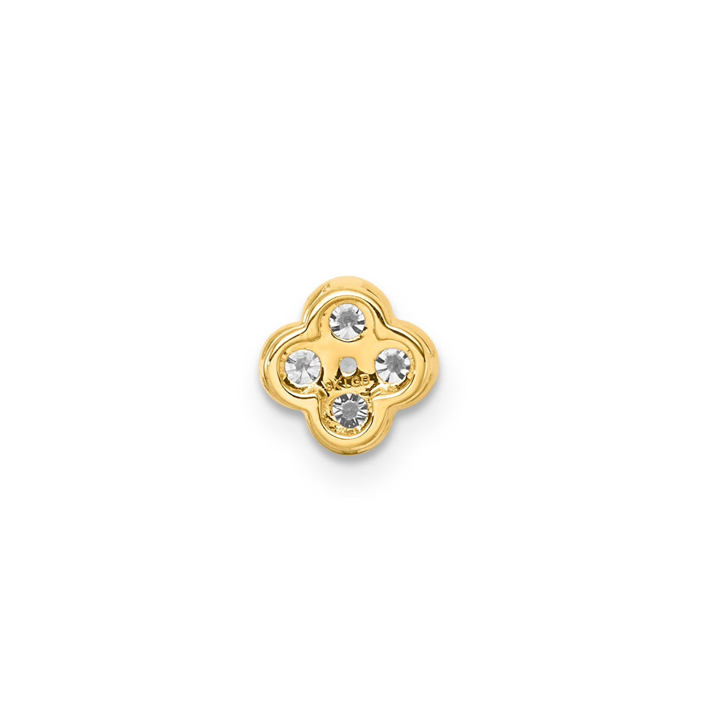 0.25ct Lab Grown Diamond Pendant in 9K Yellow Gold