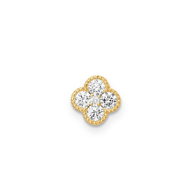 0.25ct Lab Grown Diamond Pendant in 9K Yellow Gold