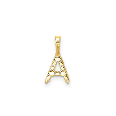 0.14ct Lab Grown Diamond Pendant in 9K Yellow Gold