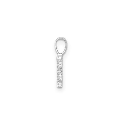 0.14ct Lab Grown Diamond Pendant in 9K White Gold