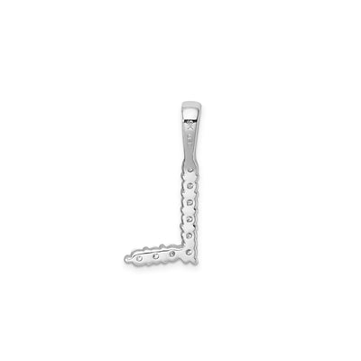 0.09ct Lab Grown Diamond Pendant in 9K White Gold