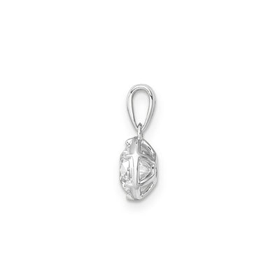 1.00ct Lab Grown Diamond Pendant in 9K White Gold