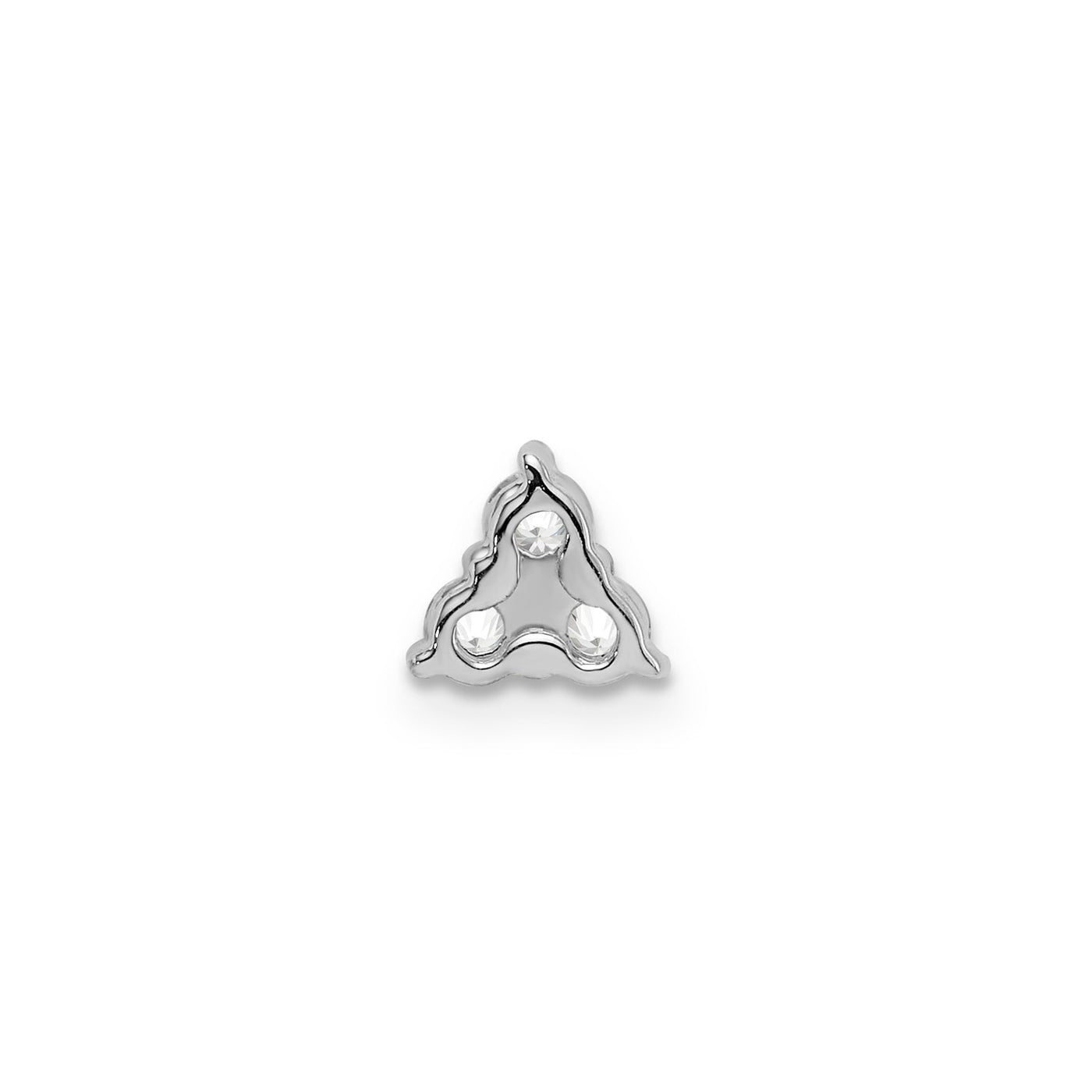 0.25ct Lab Grown Diamond Pendant in 9K White Gold