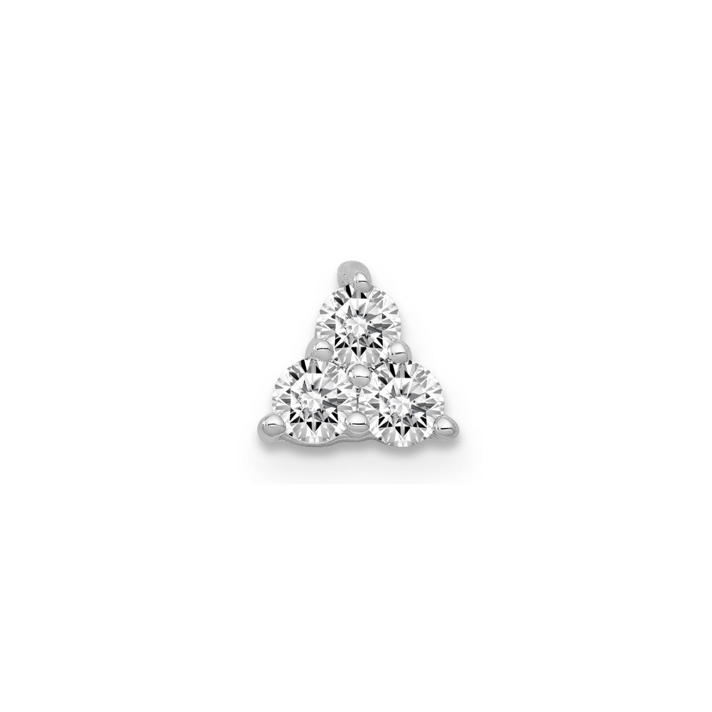 0.25ct Lab Grown Diamond Pendant in 9K White Gold