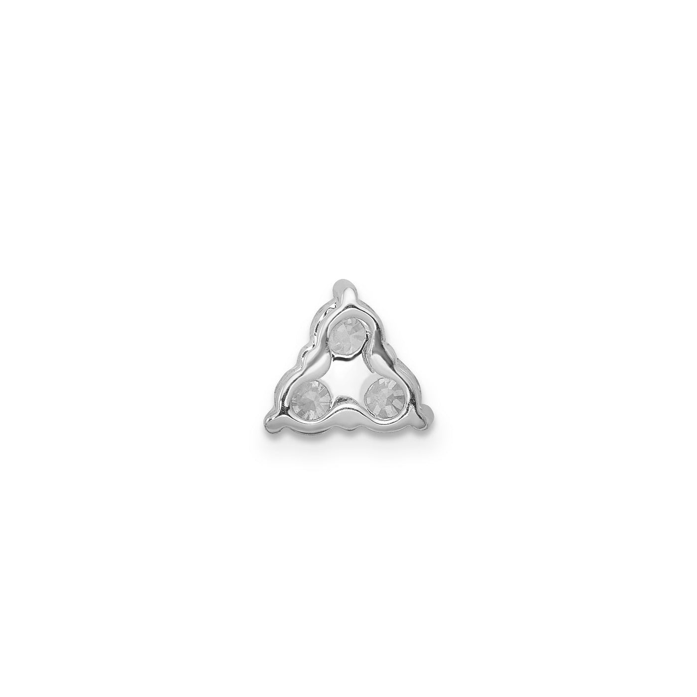 0.50ct Lab Grown Diamond Pendant in 9K White Gold