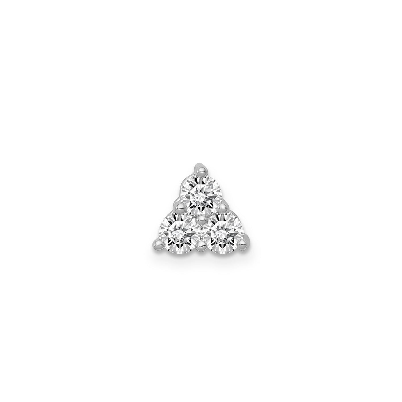 0.50ct Lab Grown Diamond Pendant in 9K White Gold