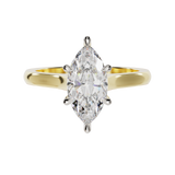 "Ella" Solitaire Marquise Cut Engagement Ring