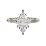 "Ella" Solitaire Marquise Cut Engagement Ring