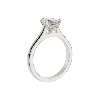 "Ella" Solitaire Marquise Cut Engagement Ring