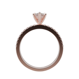 "Elsa" One Carat Marquise Cut Diamond Engagement Ring