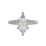 "Elsa" One Carat Marquise Cut Diamond Engagement Ring