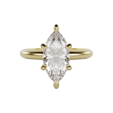 "Atlanta" Lab Grown Diamond Solitaire Engagement Ring Marquise Cut